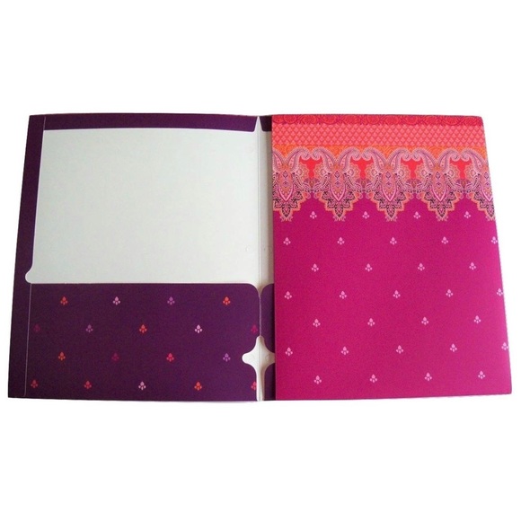 Carolina Pad Studio C 3 pocket folder Pink Magenta - Picture 3 of 4